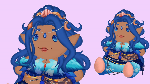 Plush Model for Nahlathefeeshy